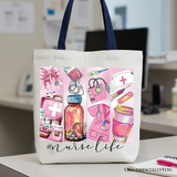Nurse Life Canvas Tote Bag