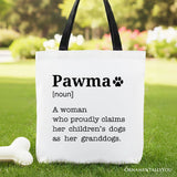 Pawma Definition Canvas Tote Bag