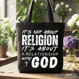 Relationship With God Canvas Tote Bag