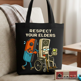 Respect Your Elders Canvas Tote Bag