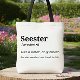 Seester Definition Canvas Tote Bag