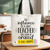 Great Teacher Canvas Tote Bag