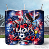 USA 2026 Soccer Cup Global Championship 20oz Tumbler