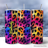Rainbow Leopard Print 20oz Tumbler