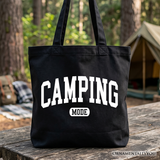 Camping Mode Canvas Tote Bag
