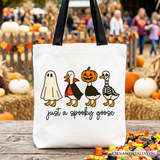 Just A Spooky Canvas Tote Bag
