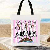 Seagull Mom Canvas Tote Bag