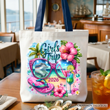 Cruise Girls Trip 2026 Canvas Tote Bag
