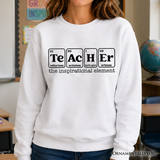 Plus Size Teacher The Inspirational Element Sweatshirt