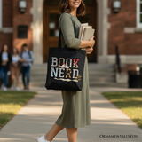 Book Nerd Canvas Tote Bag