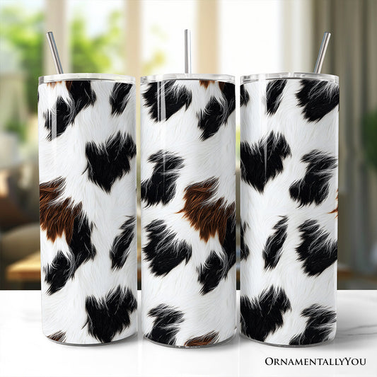 Cowhide Fur Print 20oz Tumbler
