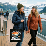 Cruisin Together Alaska Canvas Tote Bag
