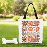 Dog Mama Canvas Tote Bag