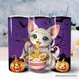 Kawaii Halloween Ramen Sphynx Cat 20oz Tumbler