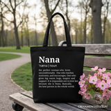 Nana Definition Canvas Tote Bag