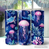 Jellyfish And Sea Turtle 20oz Tumbler