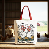 Oops I Got Another Chicken Canvas Tote Bag