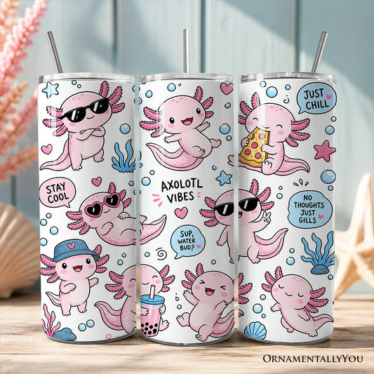 Axolotl Vibes 20oz Tumbler