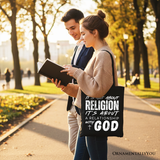 Relationship With God Canvas Tote Bag