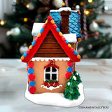 Gingerbread House LED Lights Figurine