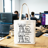 Why Does The Code Canvas Tote Bag