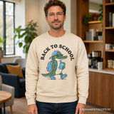 Back To School Alligator Fleece Sweatshirt