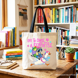 Off To Cause A Kerfuffle Canvas Tote Bag