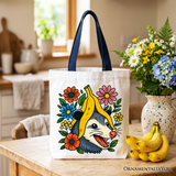 Banana Possum Canvas Tote Bag