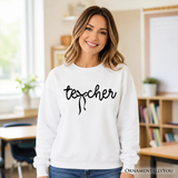 Teacher Bow Sweatshirt