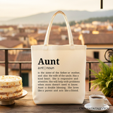 Aunt Definition Canvas Tote Bag