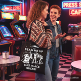 Beam Me Up Canvas Tote Bag