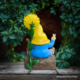 Bloom With Joy Garden Gnome Figurine