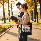 Book Nerd Canvas Tote Bag
