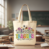 Teacher Helping Little Minds Grow Tote Bag