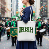 Irish Sequined Canvas Tote Bag