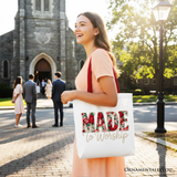 Made To Worship Canvas Tote Bag