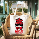 Mom Things Canvas Tote Bag