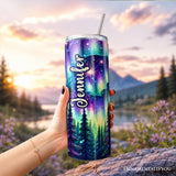 Northern Lights Owl 20oz Tumbler