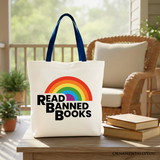 Read Banned Books Canvas Tote Bag