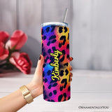 Rainbow Leopard Print 20oz Tumbler