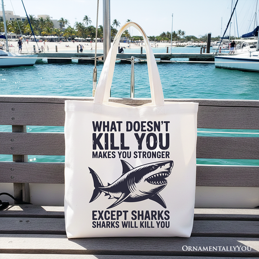 Makes You Stronger Canvas Tote Bag