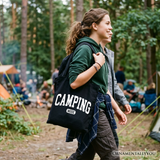 Camping Mode Canvas Tote Bag