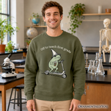 Off To Teach First Grade Frog Sweatshirt