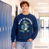Back To School Alligator Fleece Sweatshirt