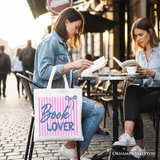 Book Lover Canvas Tote Bag