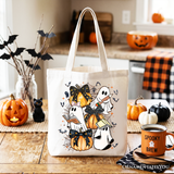 Halloween Ghost Canvas Tote Bag