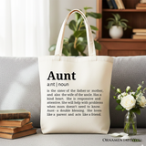 Aunt Definition Canvas Tote Bag