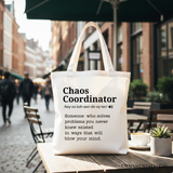 Chaos Coordinator Definition Canvas Tote Bag