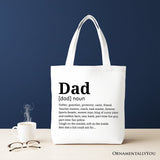 Dad Definition Canvas Tote Bag