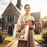 God Is Faithful In Every Season Tote Bag